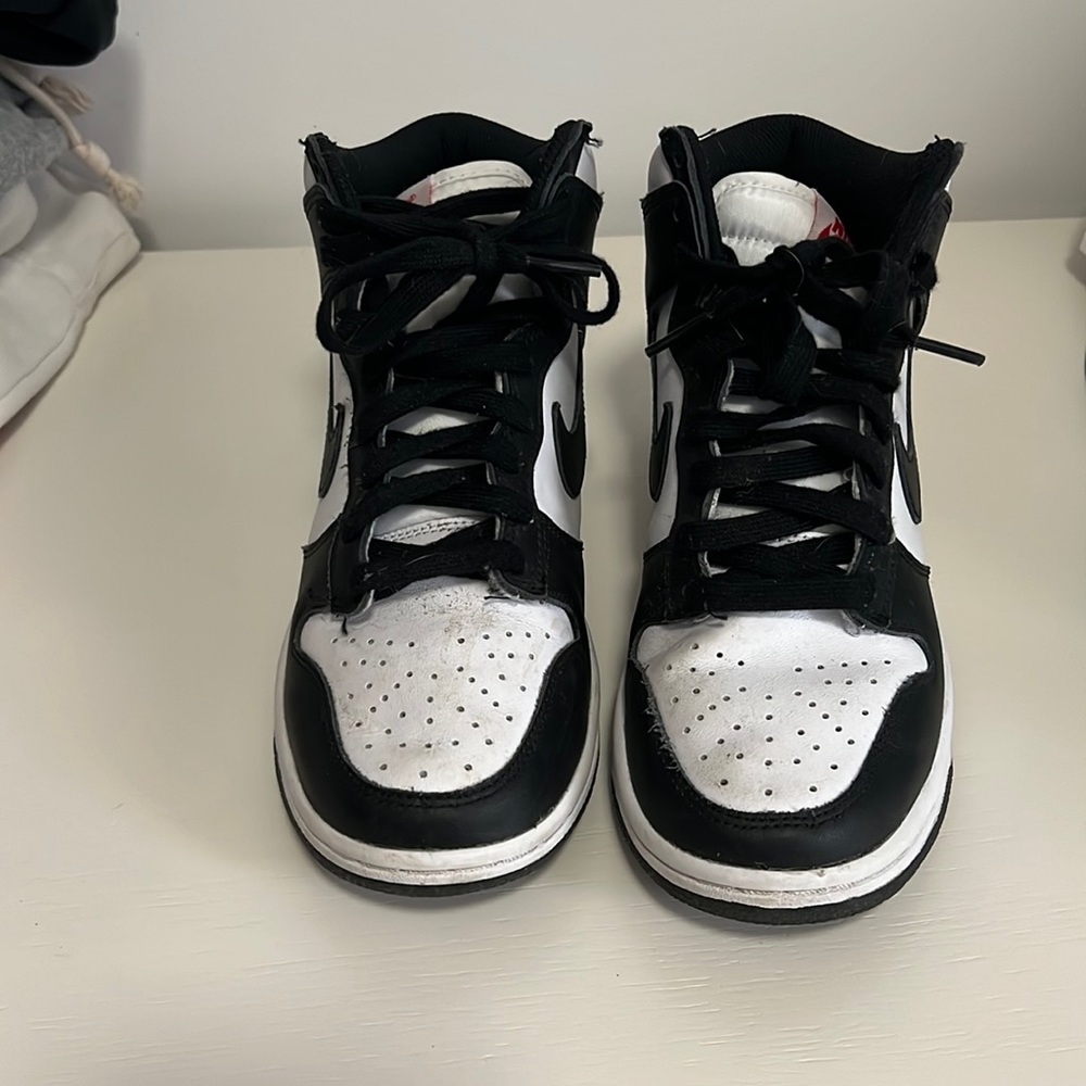 Nike Panda Hightops - worn once!